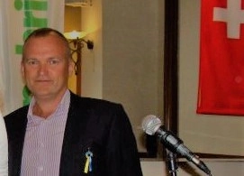Геннадий Кириллюк выступает на мероприятии Свисс Нарин
